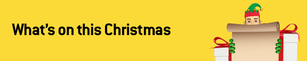 Christmas - what's on banner 1