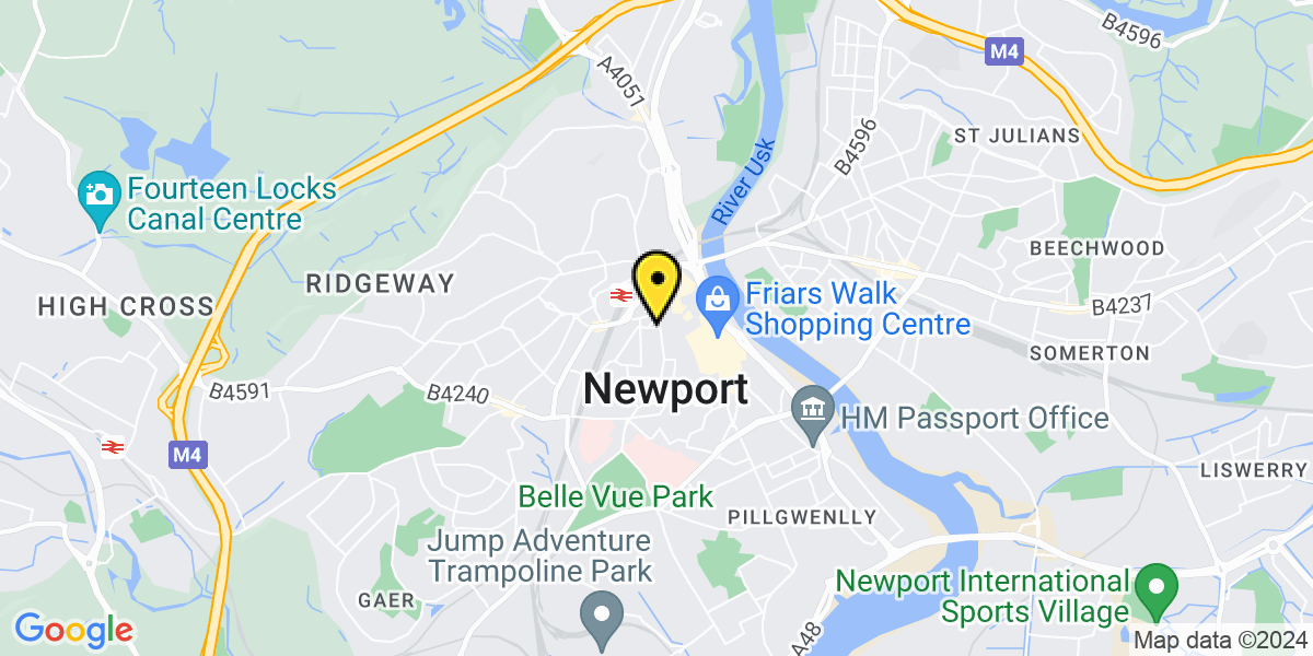 Map of Newport Pump Street