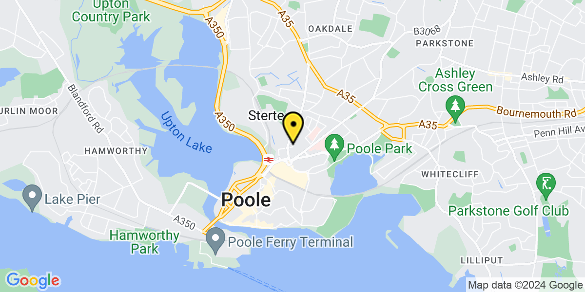 Map of Poole Denmark Lane