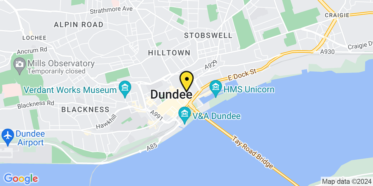Map of Dundee Candle Lane