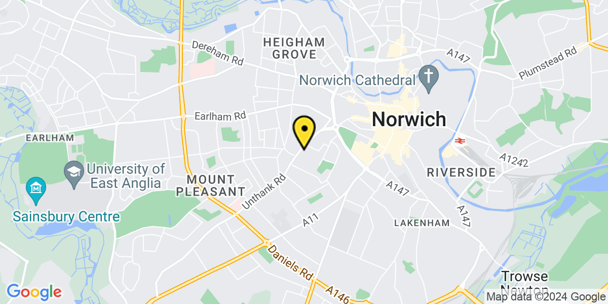 Map of Norwich Somerleyton House