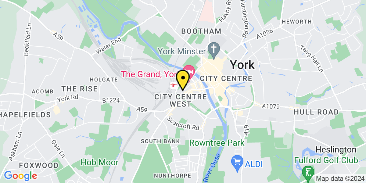 Map of York Toft Green