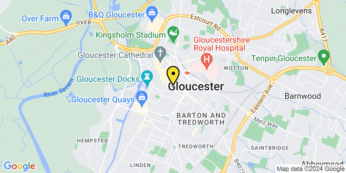 Map of Gloucester Hampden Way East
