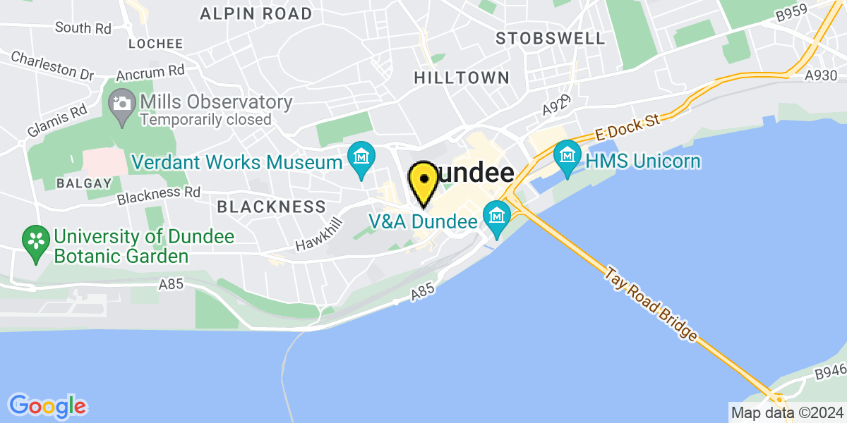 Map of Dundee Marketgait