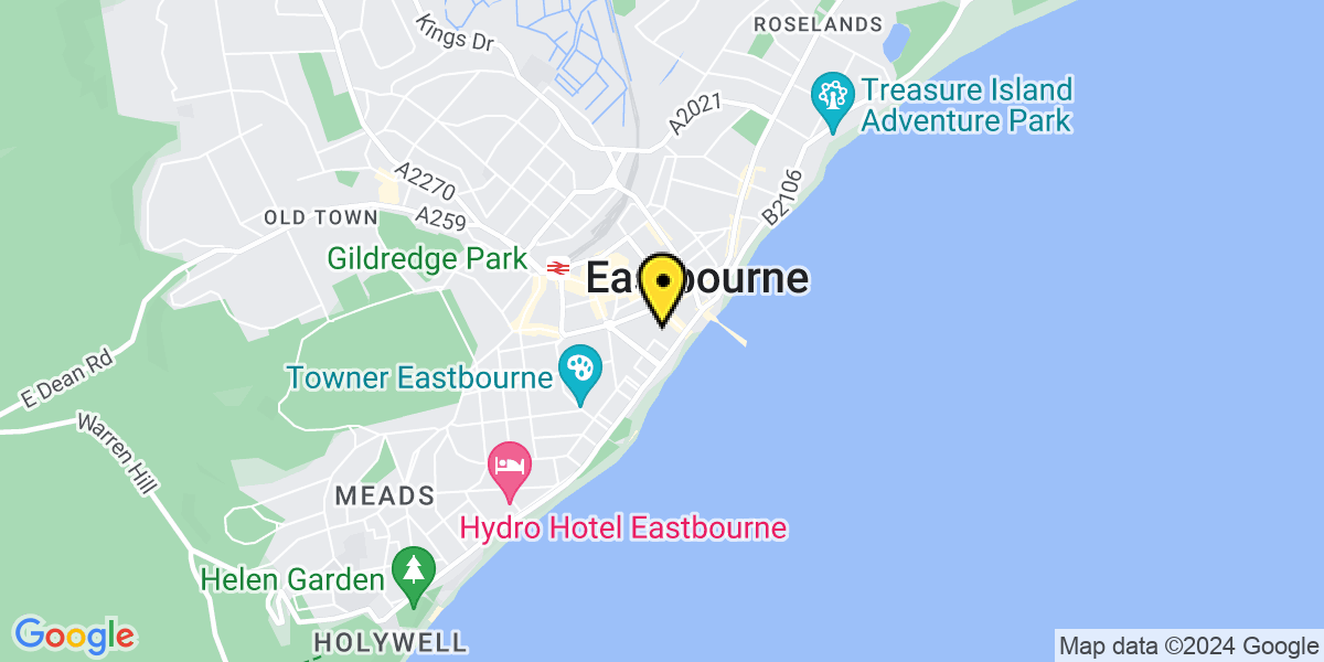 Map of Eastbourne Trinity Place