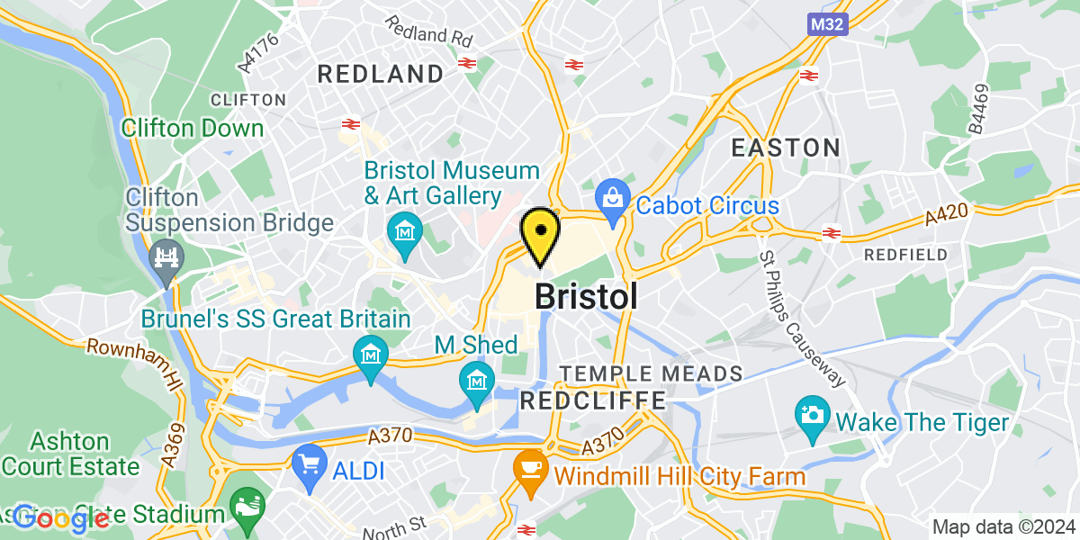 Map of Bristol Nelson Street MSCP