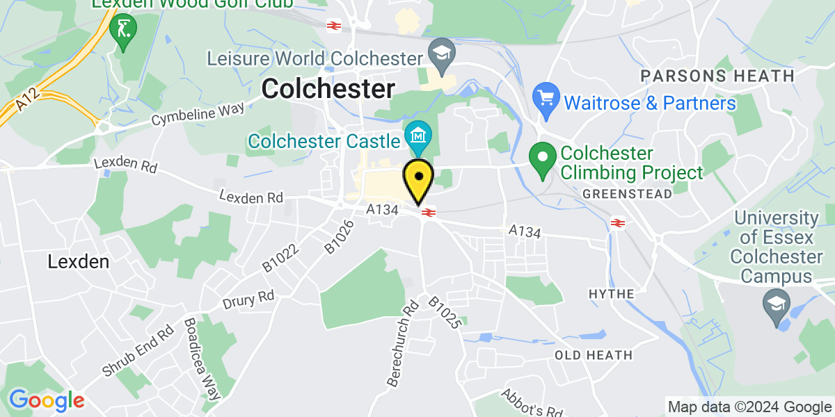 Map of Colchester Osborne Street