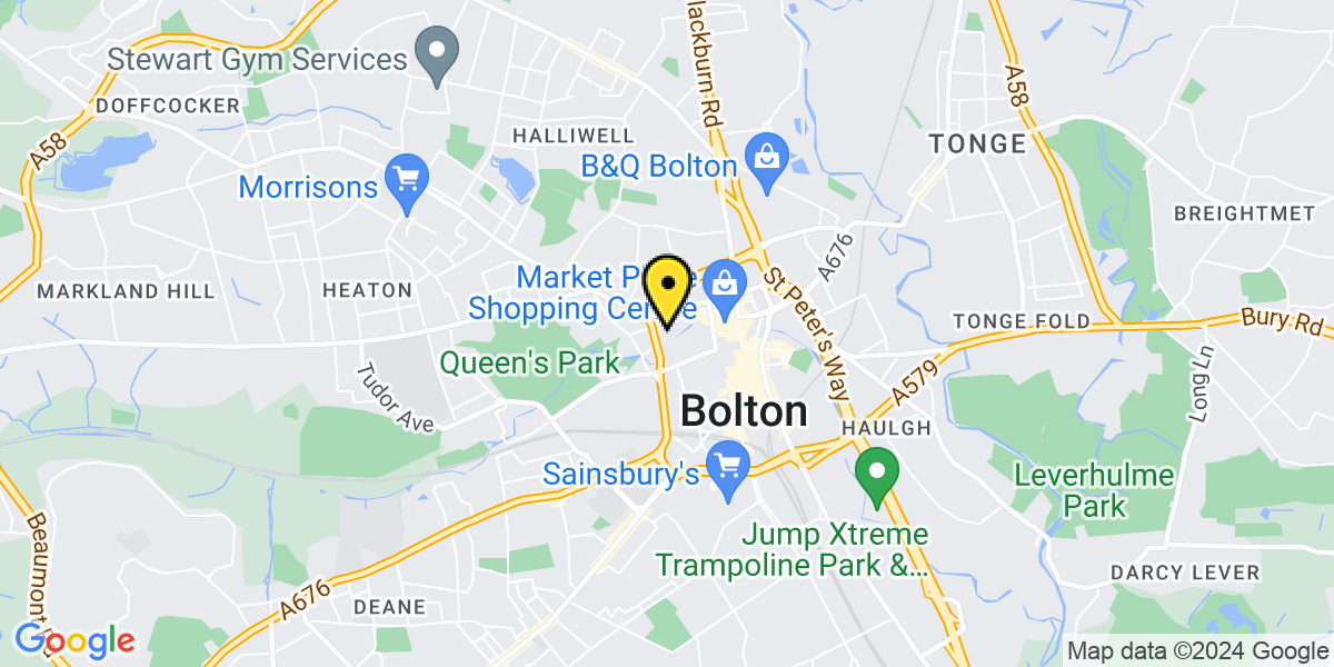 Map of Bolton St Helena Road