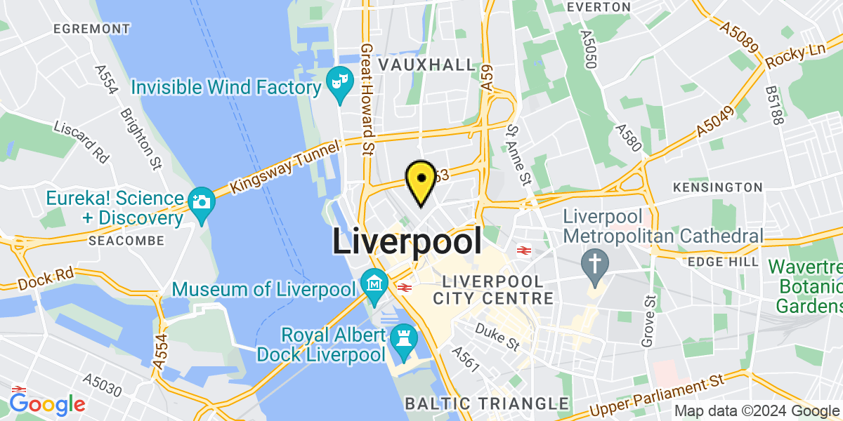 Map of Liverpool Highfield Street