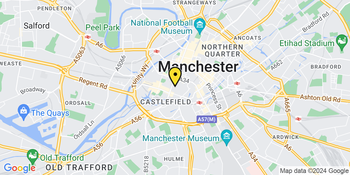 Map of Manchester Gt Northern Warehouse 2