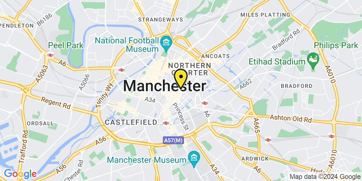 Map of Manchester Piccadilly Plaza