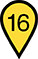 Location icon 16
