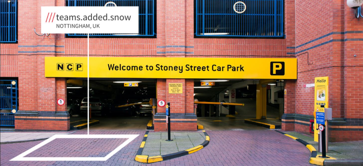 W3W Stoney St car park