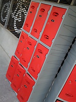 Stockport cycle hub lockers
