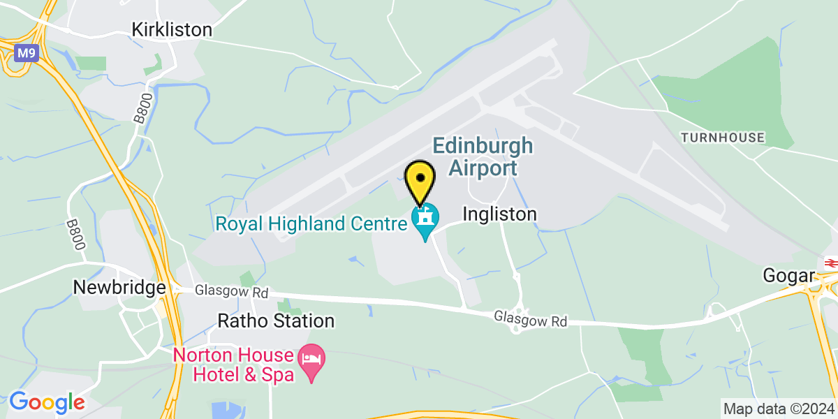 Map of Secure Airparks Edinburgh Airport