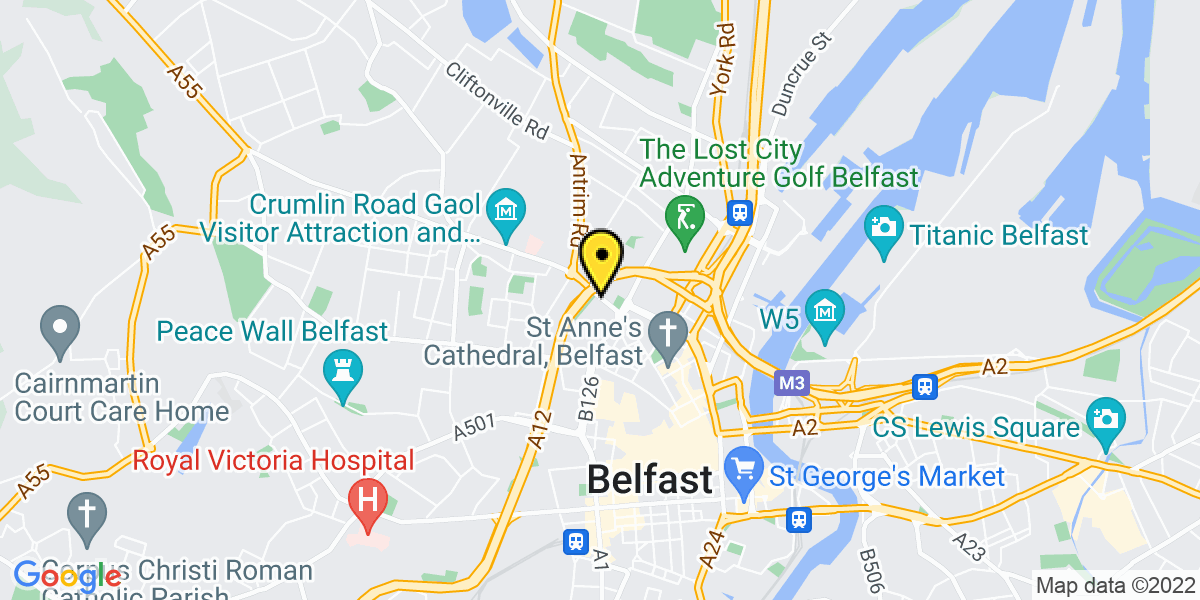 Map of Belfast Clifton Street