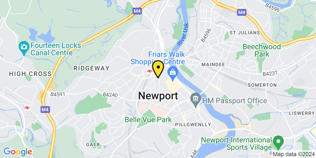 Map of Newport Pump Street
