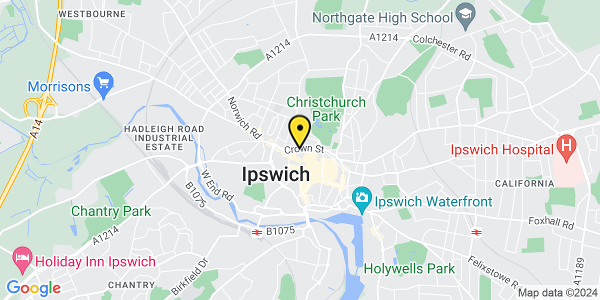 Map of Ipswich Tower Ramparts
