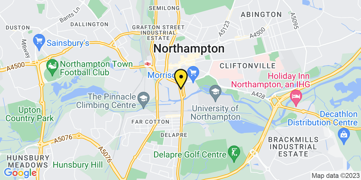 Map of Northampton Bridge Street