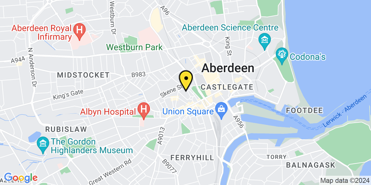 Map of Aberdeen Ruby Lane