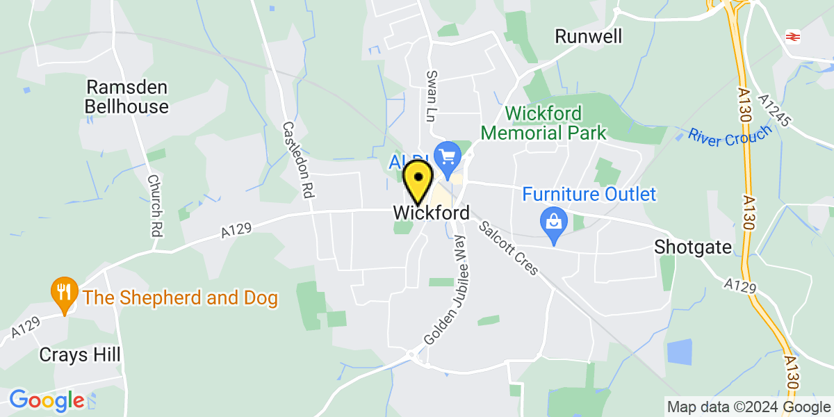 Map of Wickford St Andrew's