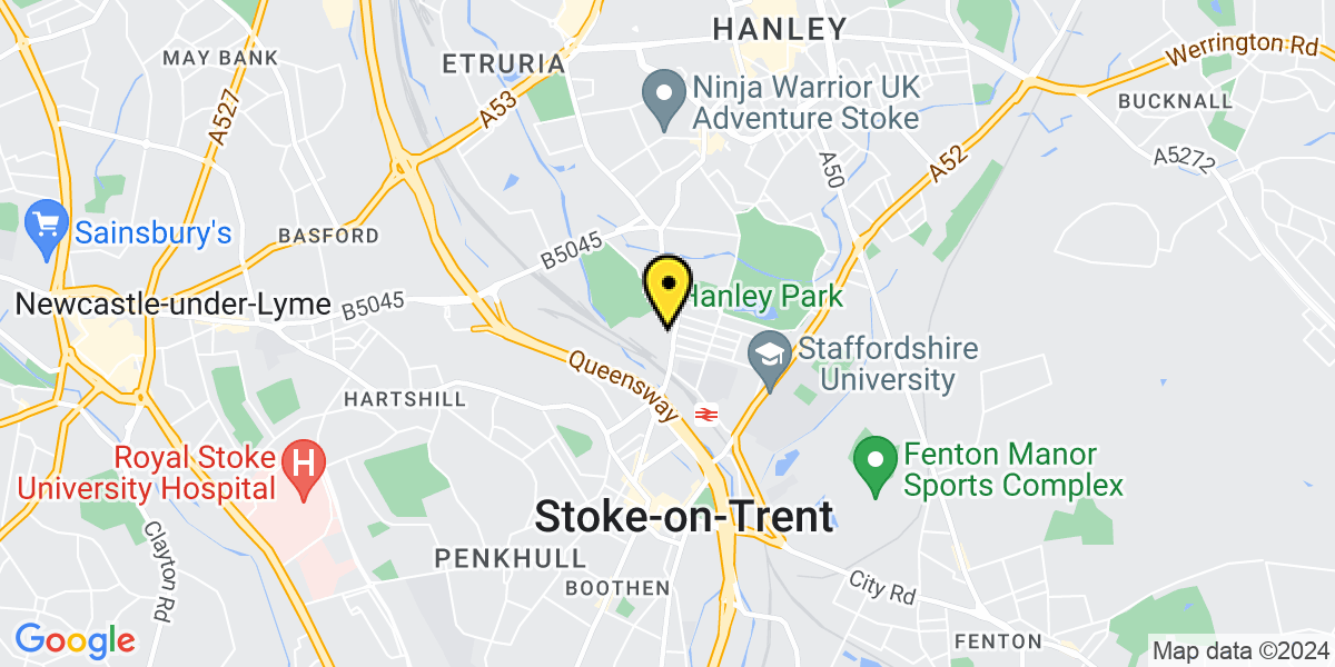 Map of Stoke Elgin Street
