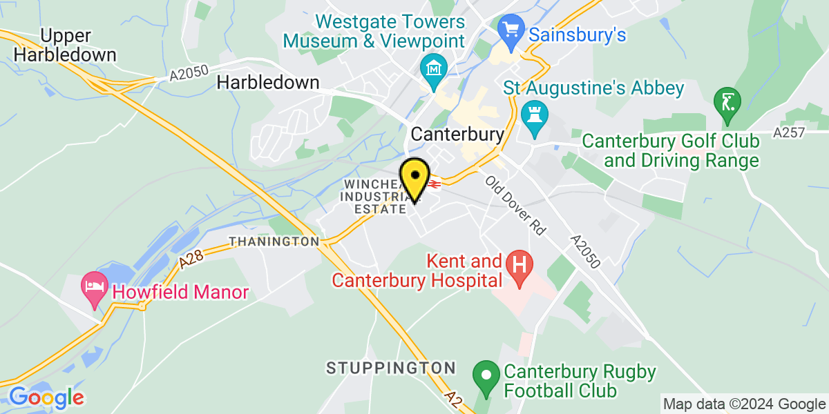 Map of Canterbury Claremont Place