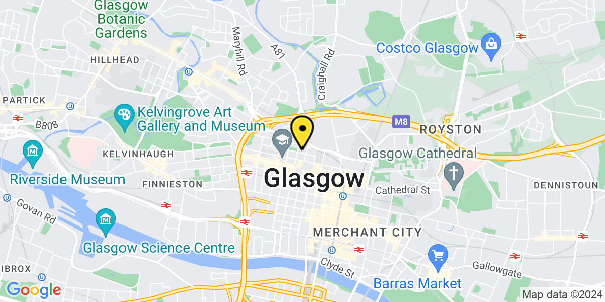 Map of Glasgow Hill Street