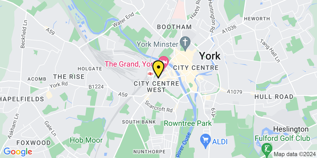 Map of York Toft Green