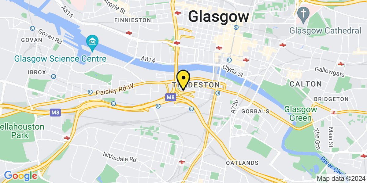 Map of Glasgow Laidlaw Street