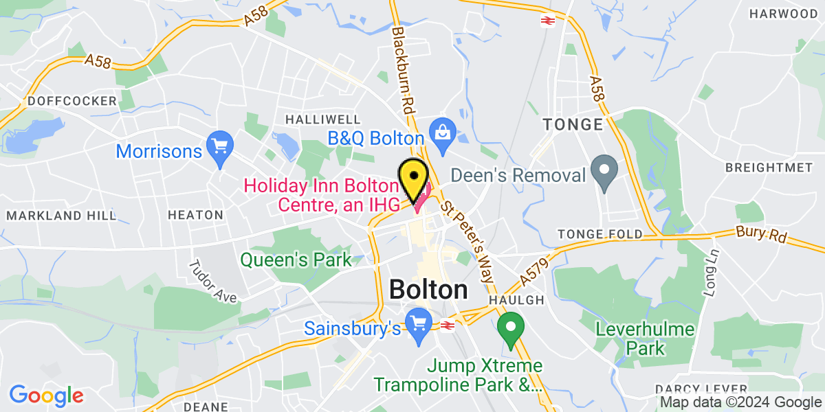 Map of Bolton Clarence Street