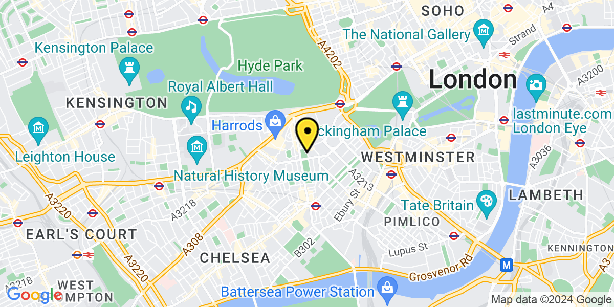Map of London Knightsbridge