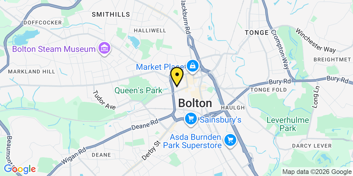 Map of Bolton King Street