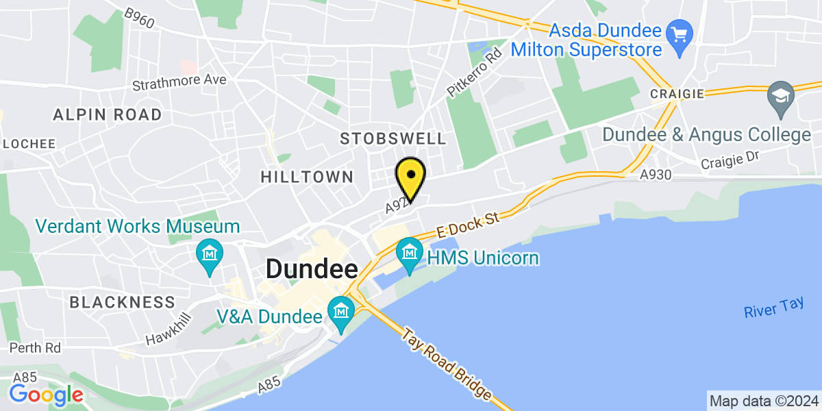 Map of Dundee Wallace Street