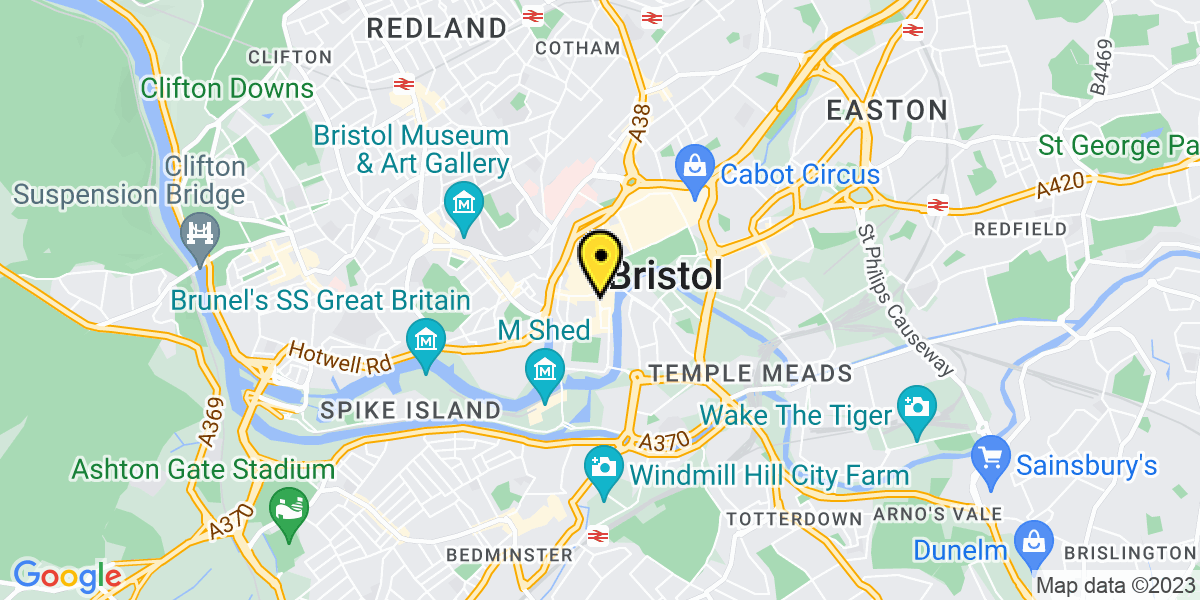 Map of Bristol Queen Charlotte Street