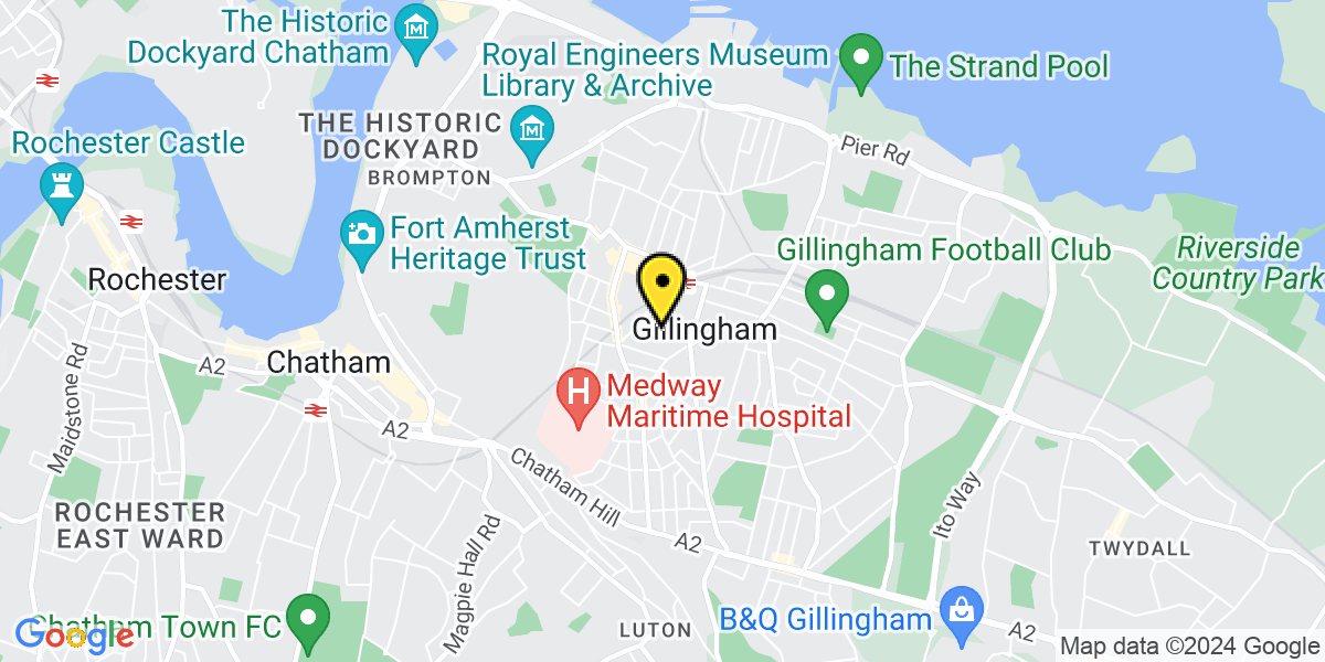 Map of Gillingham Trafalgar Street