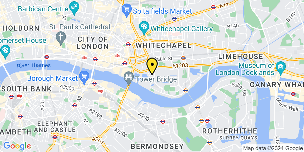 Map of London Thomas More Square