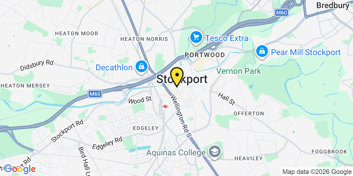 Map of Stockport Duke Street