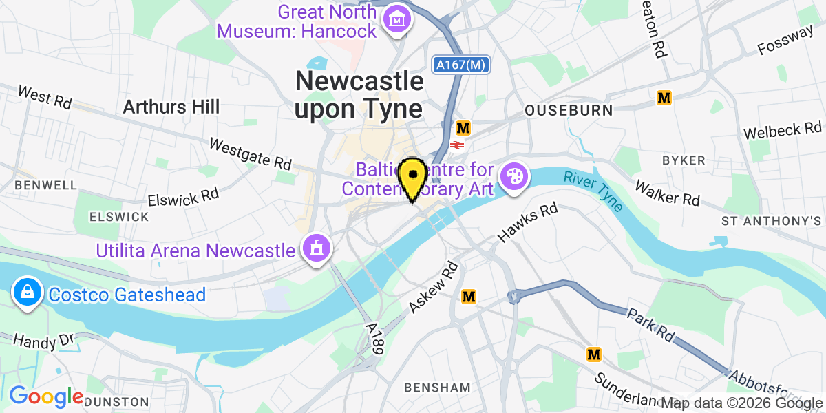 Map of Newcastle Queens Lane 2
