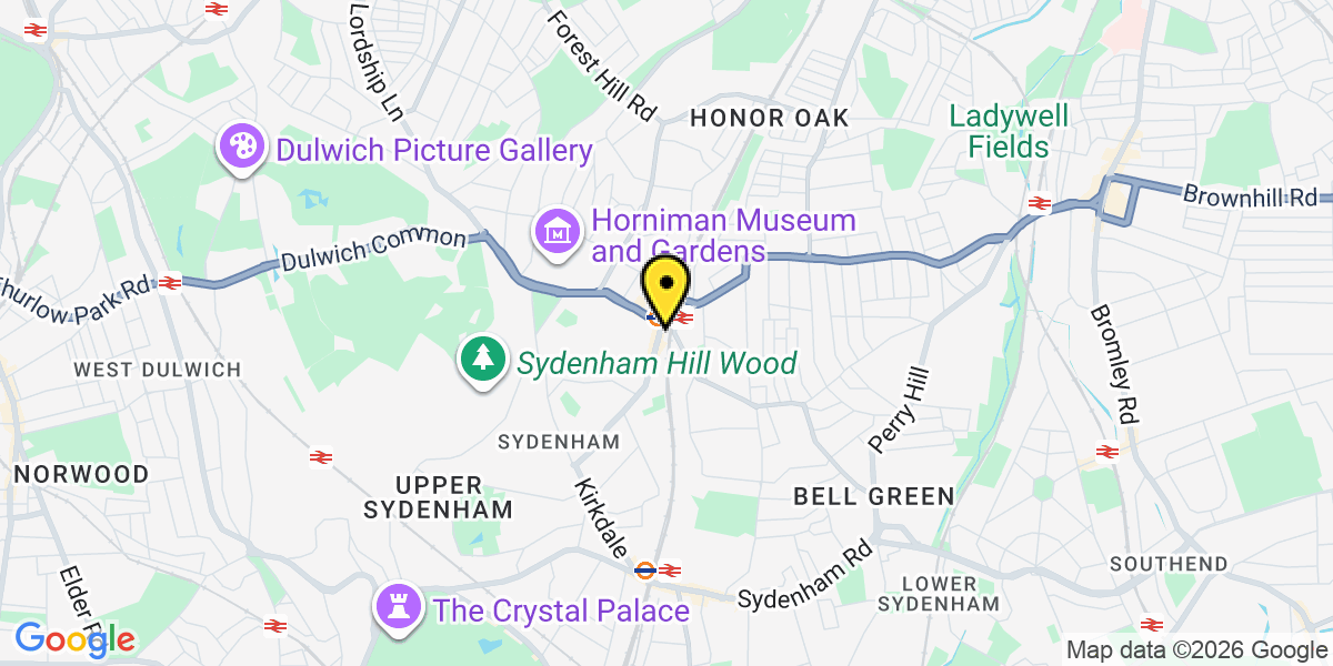 Map of Forest Hill Dartmouth Arms