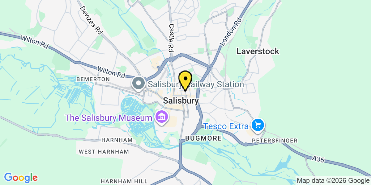 Map of Salisbury Rollestone Street