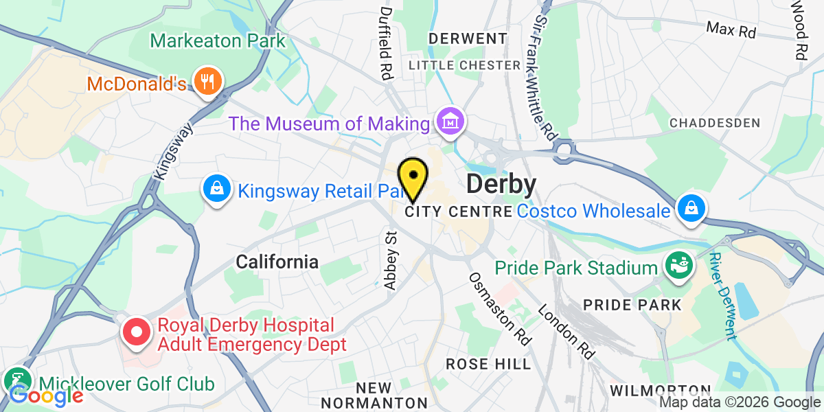Map of Derby Macklin St