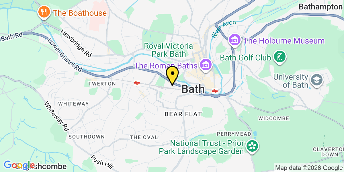Map of Bath Cheltenham Street