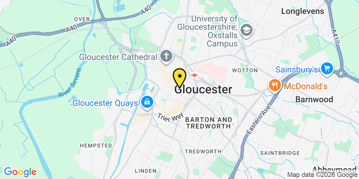 Map of Gloucester Hampden Way