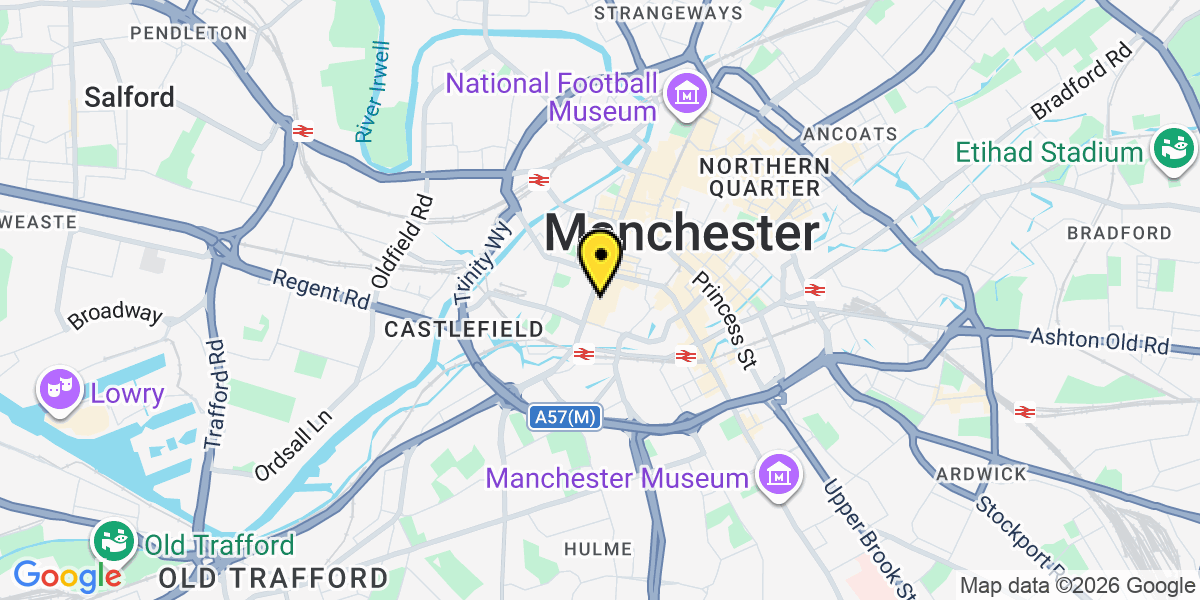 Map of Manchester Great Northern 1