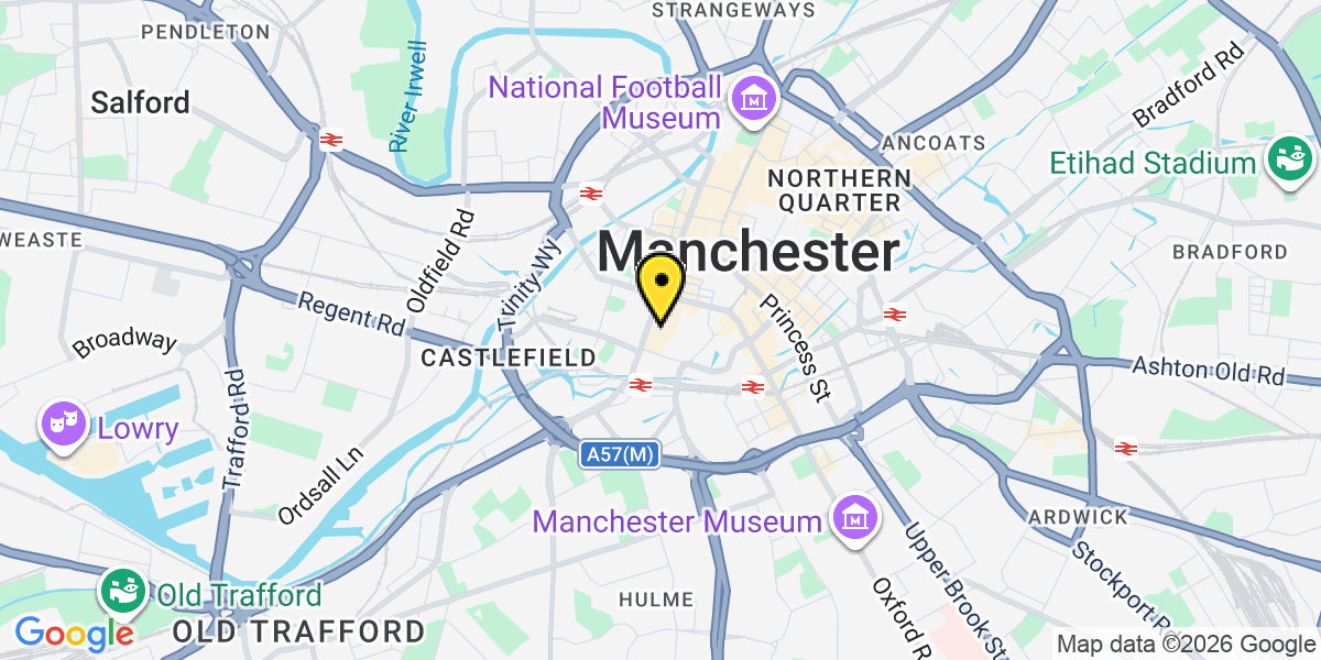 Map of Manchester Great Northern 2