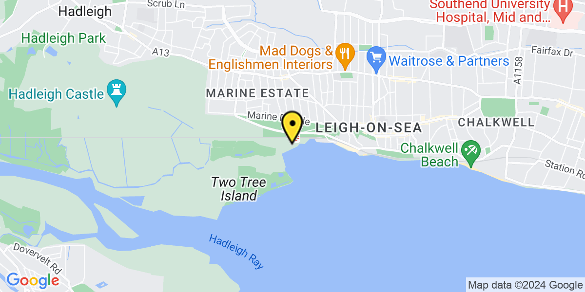 Map of Leigh on Sea  Station (C2C)