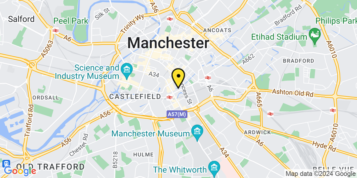 Map of Manchester Palace