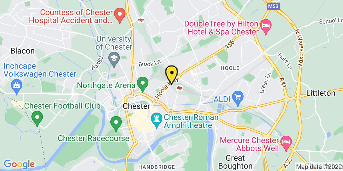 Map of Chester Station (TFW)