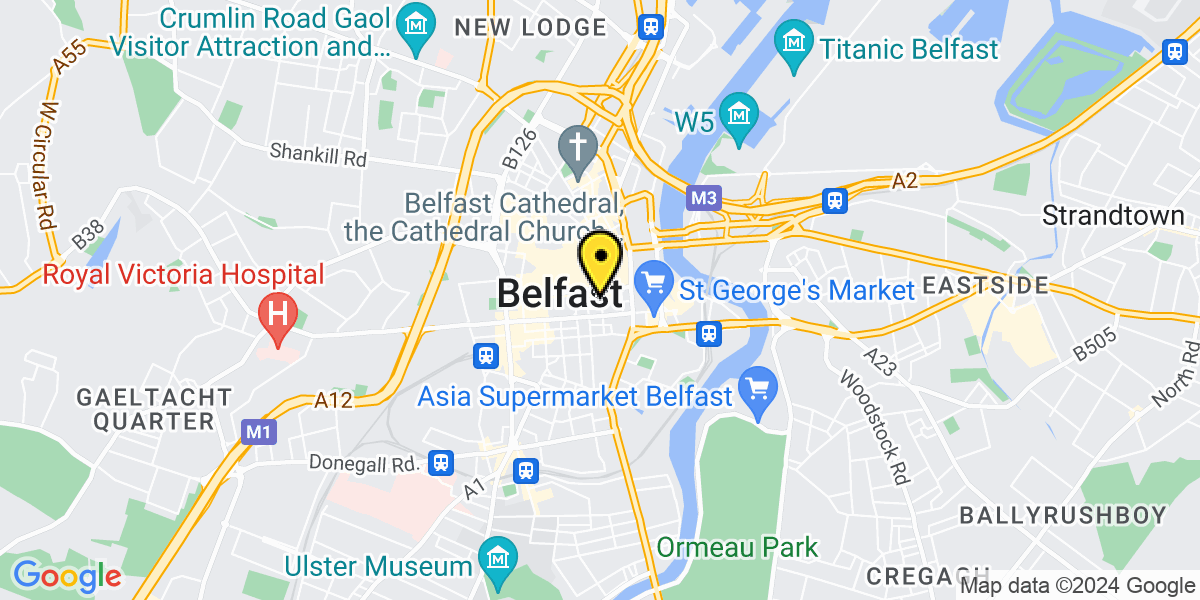 Map of Belfast Montgomery Street